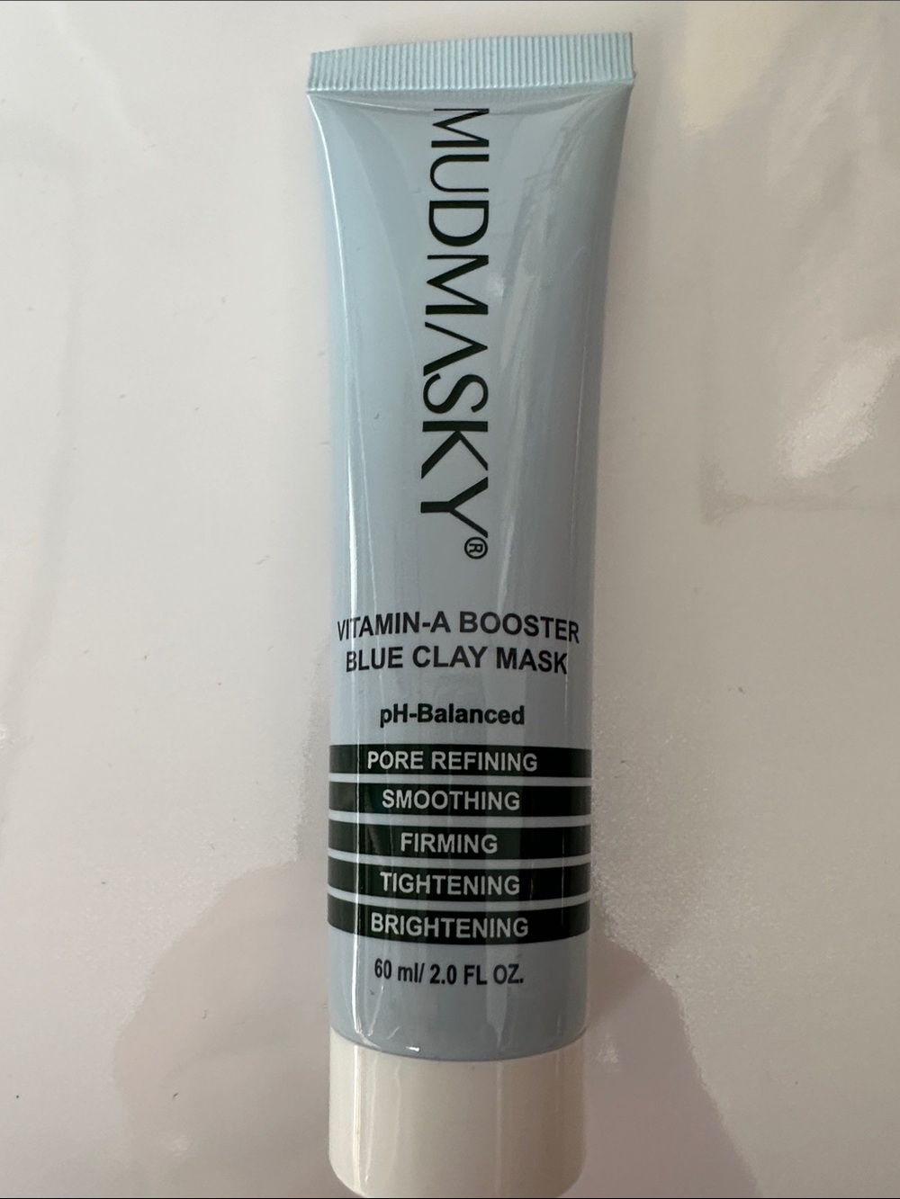 MUDMASKY Vitamin-A Booster Blue Clay Mask - Light Blue